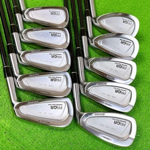 PRGR Data 801 Forged Iron Set 3-9+Pw+Aw+Sw M-43 Flex-S Right Handed 10pcs - Picture 1 of 9