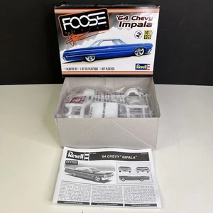 NUOVO Revell '64 Chevy Impala Foose Design 1/25 Kit #85-4050 SCATOLA APERTA Completo - Foto 1 di 8