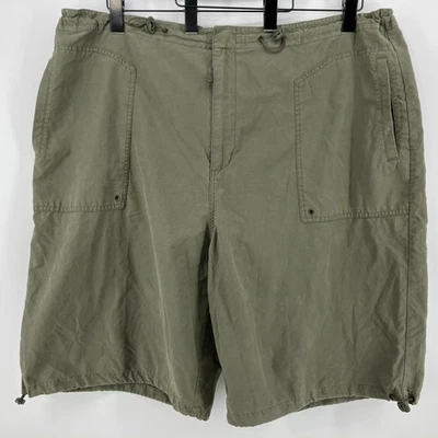 Old Navy Shorts Mens 3XL Green Cargo Outdoor Drawstring Hiking Utility Military - Image 1 of 4