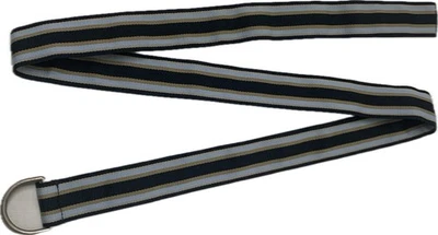 LL Bean Fashion Belt Womens M/L Multicolor Stripe Adjustable Retro 80s 43” 08PC1 - Image 1 of 4