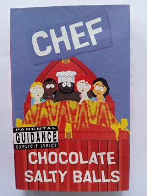 Chef – Chocolate Salty Balls New Cassette Single Tape MC Isaac Hayes South Park - Image 1 of 2