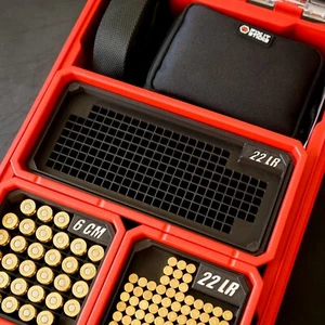 Ammo Bin For Milwaukee Packout 22LR | Deep Rectangle 22 LR Caliber Storage Can - Picture 1 of 4