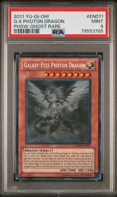 Yugioh Galaxy-Eyes Photon Dragon PHSW-EN011 Ghost Rare PSA 9 - Image 1 of 2