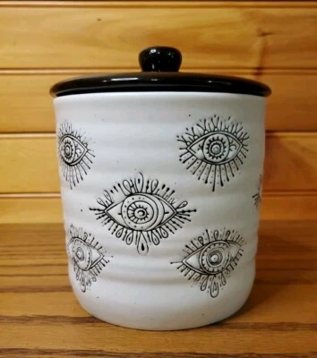 Bote de cerámica Stay Wild Moon Child Wandering Moon con tapa - Cocina Baño Lavandería Foto 1 de 4