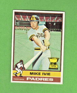 1976 TOPPS #134 MIKE IVIE A/S RC  - SET BREAK -  NM -  BONUS - BUY 2 GET 1 FREE