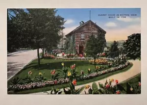 Cartolina architettura storica più antica di Dayton Ohio costruita nel 1796 - Foto 1 di 2