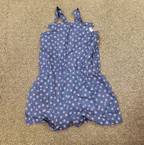 J. Crew Girls' Blue Star Romper Size 14 J2154 - Picture 1 of 2