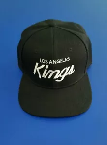 KINGS Los Angeles Snapback NWA Eazy E Hat (ALL BLACK - No Brand or Team Logos) - Picture 1 of 4
