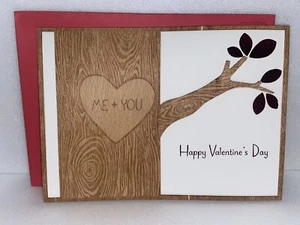 Papyrus Valentine’s Day Card | Me + You Tree Carving - Picture 1 of 2