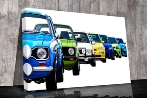 Ford Escort Evolution  mounted canvas print ready to hang - Picture 1 of 5