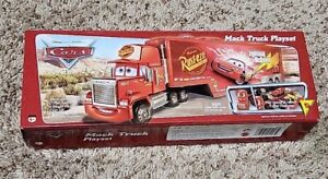 NIB 2005 1st Edition Desert Background Disney Pixar Cars Mack Truck Playset