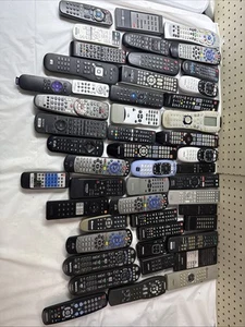 Lot of 50 Remote Controls - Misc Brands UNTESTED RESALE - Picture 1 of 7