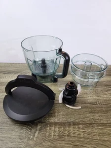 Ninja Food Processor Bowl Lid & Metal Blade 56oz 7-Cup - Multi Model Insert Stem - Picture 1 of 11
