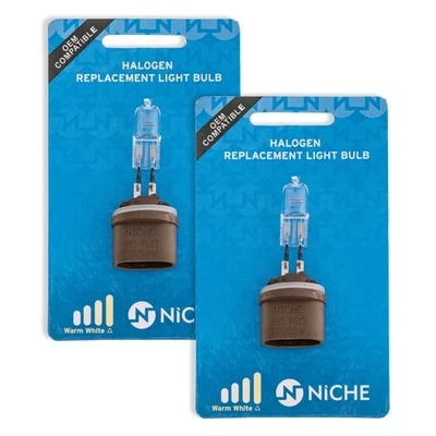 NICHE 885 Headlight Bulb for Can-Am Ski Doo MiniZ Arctic Cat 2 Pack - Image 1 of 4