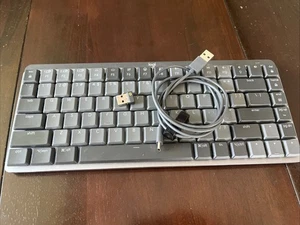 Logitech MX Mechanical Mini Minimalist Wireless Illuminated Graphite Tactile - Picture 1 of 4