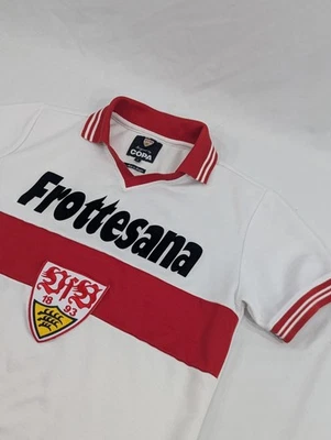 VFB Stuttgart home retro vintage shirt by Copa Frottesana Sponsor Small - Image 1 of 4