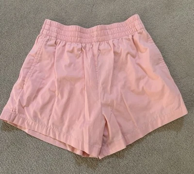 Abercrombie & Fitch Girls Size XS Salmon Lined Shorts Pockets Elastic Waist - Image 1 of 4