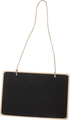 Mini -blackboard -holzspäne Wandkreidetafel Mini-tafelschilder Zum Aufhängen Taf - Bild 1 von 4