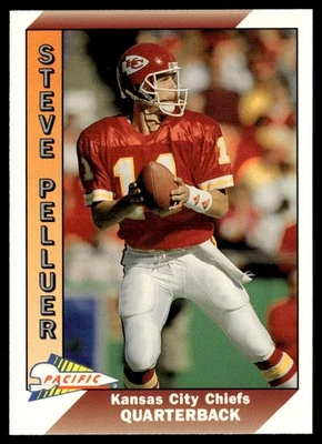 1991 Pacific Steve Pelluer Kansas City Chiefs #216 - Image 1 of 2