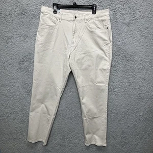 Footjoy Mens LC Sueded 5 Pocket Pants 38x30 Stone Golf Stretch Comfort New - Picture 1 of 10