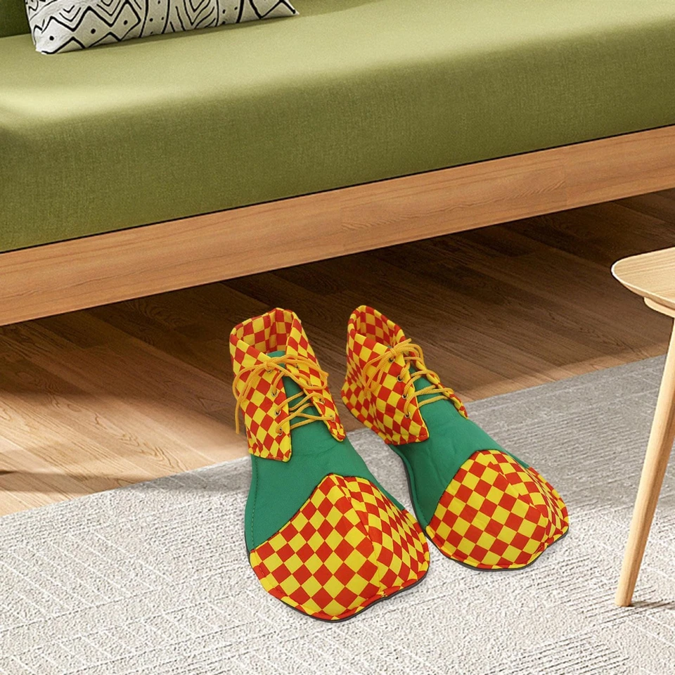 Zapatos Payaso Novedad Regalo Vestir Ligero Navidad Fiesta Disfraz Vestir Foto 1 de 1