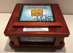 Drew Estate Ambrosia Tobaccos Spice Exxotica Wood Cigar Box. Excellent Condition - Picture 1 of 8