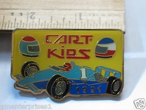 1991 Kids Cart Racing Pin (ex-lg) - Picture 1 of 1
