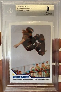 2008 Sports Illustrated for Kids #309 Shaun White BGS 9 Mint Skateboard Rookie - Picture 1 of 2
