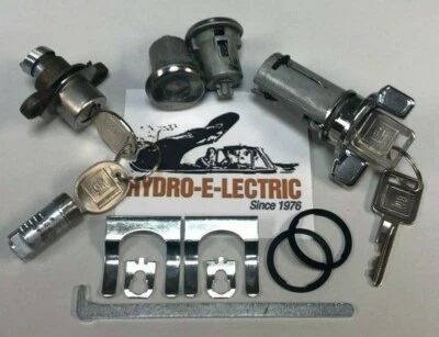 NEW 1969 Pontiac Firebird Complete OE Style Lock Set with GM keys - Image 1 of 4
