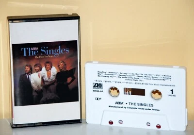 ABBA The Singles -The First Ten Years [Cassette, 1982, Atlantic] A4-80036 TESTED - Image 1 of 4