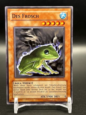 YUGIOH! Des Frosch CRV DE026/ Near Mint/ Deutsch/ Common - Bild 1 von 2