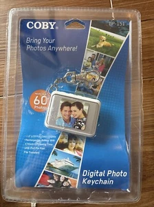 Coby Digital Photo Keychain DP-151 Holds 60 Photos 1.5” LCD Display NEW SEALED - Picture 1 of 2