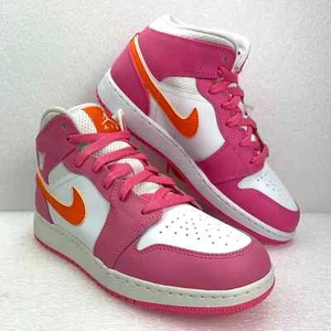 Nike DX3240 681 Jordan 1 Mid Sneaker - Big Kid 7Y - Picture 1 of 11