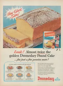 1959 Dromedar Pfundskuchen Riesengröße fast zweimal von Nabisco Vintage Print Ad - Bild 1 von 1