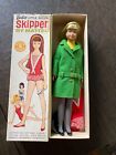 1963 SKIPPER Barbies Little Sister Doll w Swimsuit & Green Town Togs Outfit Box