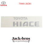 Toyota Genuine OEM PLATE, BACK DOOR NAME Hiace KDH201 KDH200 GDH201 75441-26281 TOYOTA Hiace