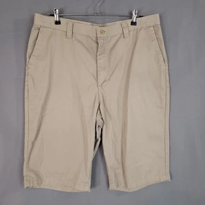 Riders Casuals Women's Bermuda Shorts Chino High Rise Tan Size 18M - Picture 1 of 11