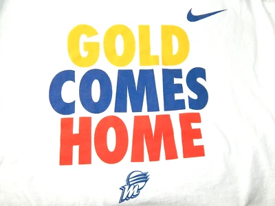 PHOENIX MERCURY Camiseta Blanca DORADA COME HOME Hombre XL NIKE WNBA Baloncesto Foto 1 de 4