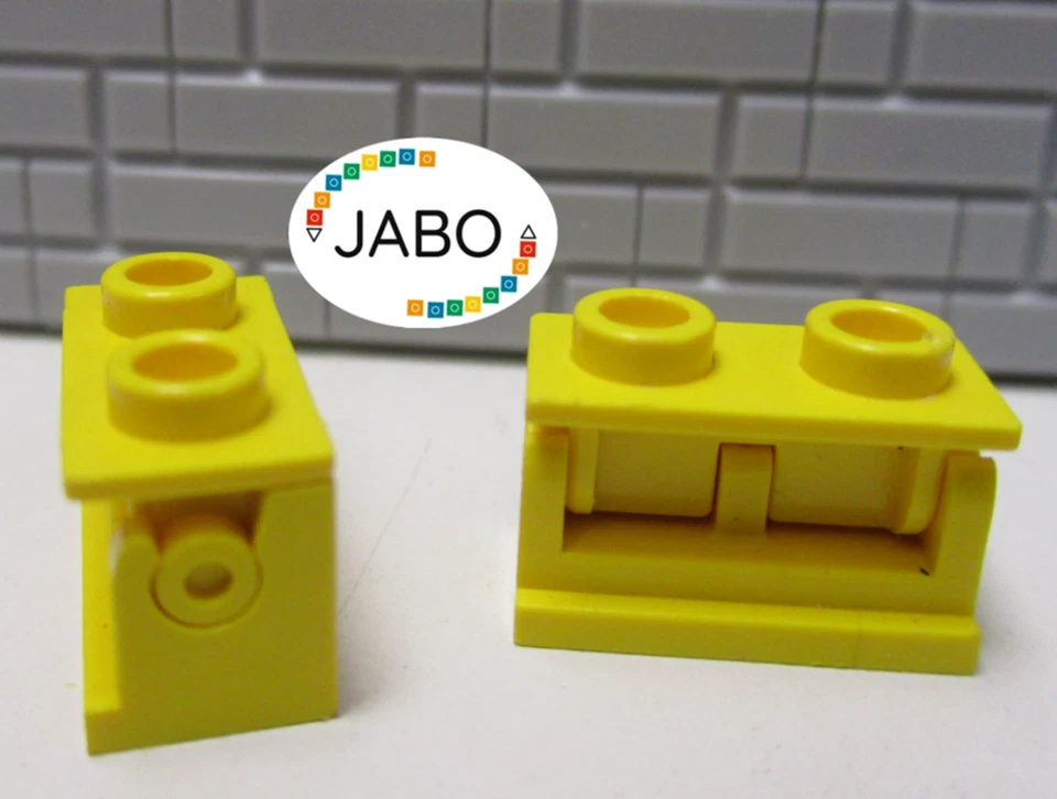 (N9/42) LEGO 2x hinges 3937/3938 yellow knights pirates town Foto 1 de 1