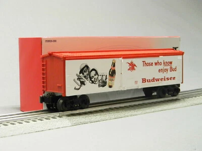 LIONEL THOSE WHO KNOW BUD REEFER O GAUGE budweiser anheuser busch 2128120 NEW - Image 1 of 4