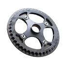 Bike Chainring and Adapter Aluminum Alloy Round Chainring 42T Mid Motor