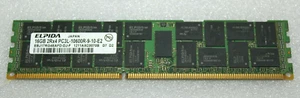 Elpida 16GB PC3L-10600R DDR3 Registered ECC Server Memory Ram EBJ17RG4EAFD-DJ-F - Picture 1 of 1