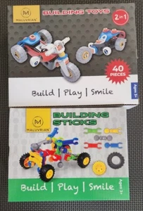 Juego de 2 juguetes de construcción Maluvrian para mayores de 3 años - Imagen 1 de 7