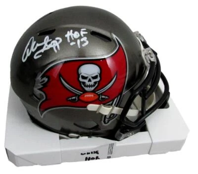 Warren Sapp HOF Autographed Mini Speed Football Helmet Buccaneers PROVA - Image 1 of 4