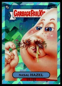 2023 Topps Garbage Pail Kids ZAFIRO NASAL AVELLANA AGUA ZAFIRO 225a 59/99 - Imagen 1 de 2