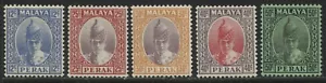 1938 Perak 12 cents to 50 cents mint o.g. - Foto 1 di 1