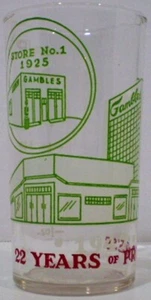 Gamble's 22 Years Advertising Measuring Glass - Bild 1 von 2