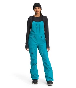 The North Face Damen Freedom Bib Snowboard Ski DryVent Enamel Blue Medium Long - Bild 1 von 5