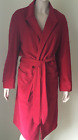 Robe à ceinture vintage Montgomery Ward taille S 34-36 rouge cramoisi