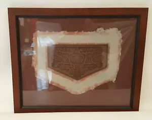 NW Coast Indianer Motiv Holzschnitt Druck Chilkat zeremonielles Gewand Decke gerahmt - Bild 1 von 16
